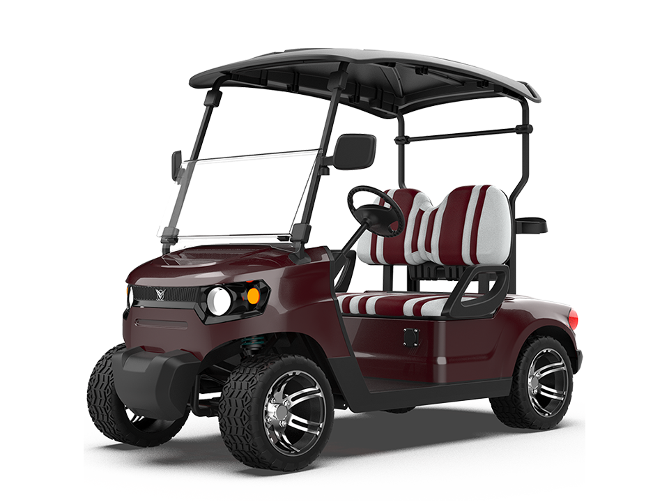 Electric golf carts na pulang alak