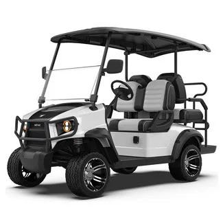 GHL 2 2 Seater White Lifted Golf Cart