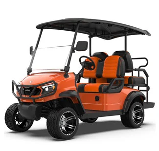 GML 2 2 Seater Orange na Itinaas na Golf Cart