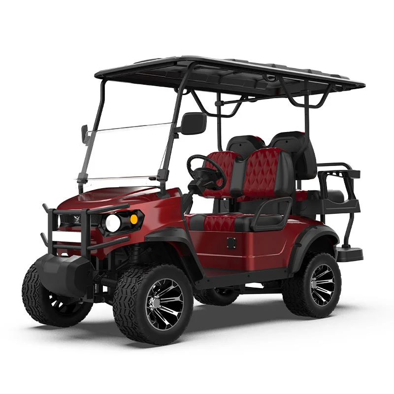 GFL 2 2 Red Seater Itinaas na Golf Cart