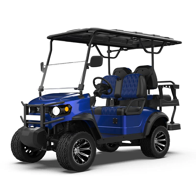 GFL 2 2 Blue Seater Itinaas na Golf Cart