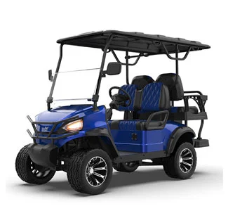 GGL 2 2 Seater Blue Lifted Golf Cart