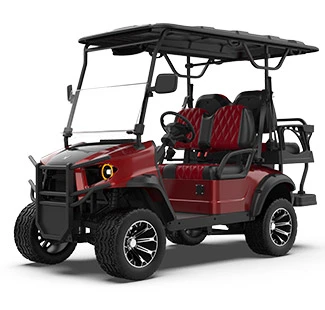 GHL 2 2 Seater Red Lifted Golf Cart