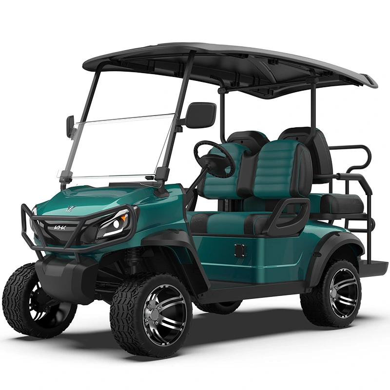 GKL 2 2 Seater Green Itinaas na Golf Cart