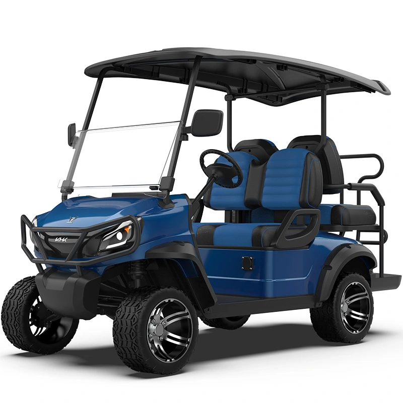 GKL 2 2 Seater Blue Itinaas na Golf Cart